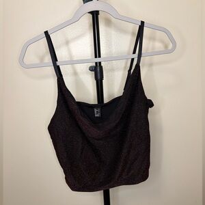 Forever 21 Black and Red Camisole Top